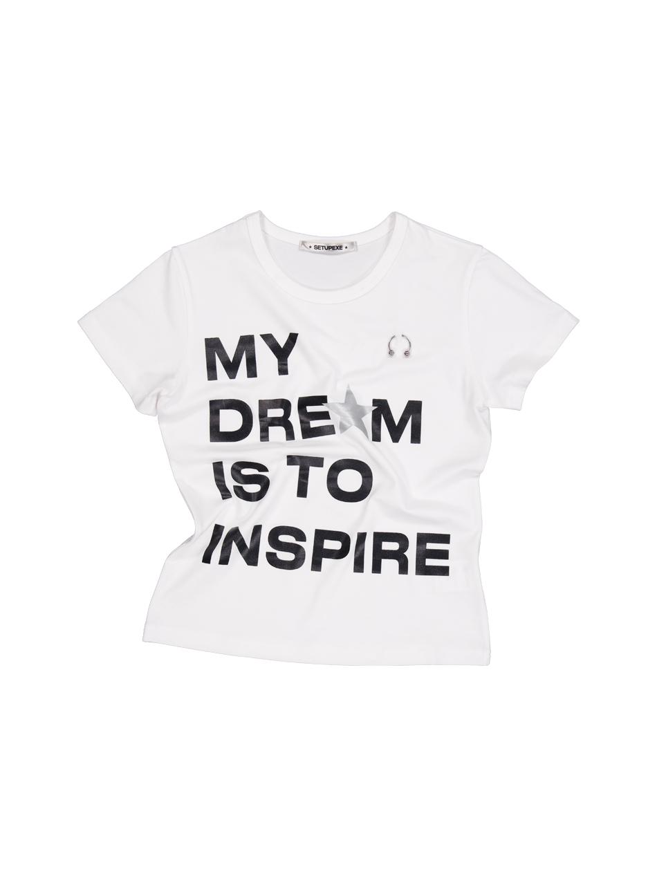 DRE★M PIERCING TOP / WHITE