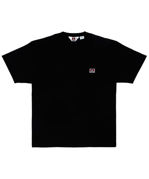 화이트라벨 오버핏 백 로고 포켓 빅 티셔츠 [블랙]