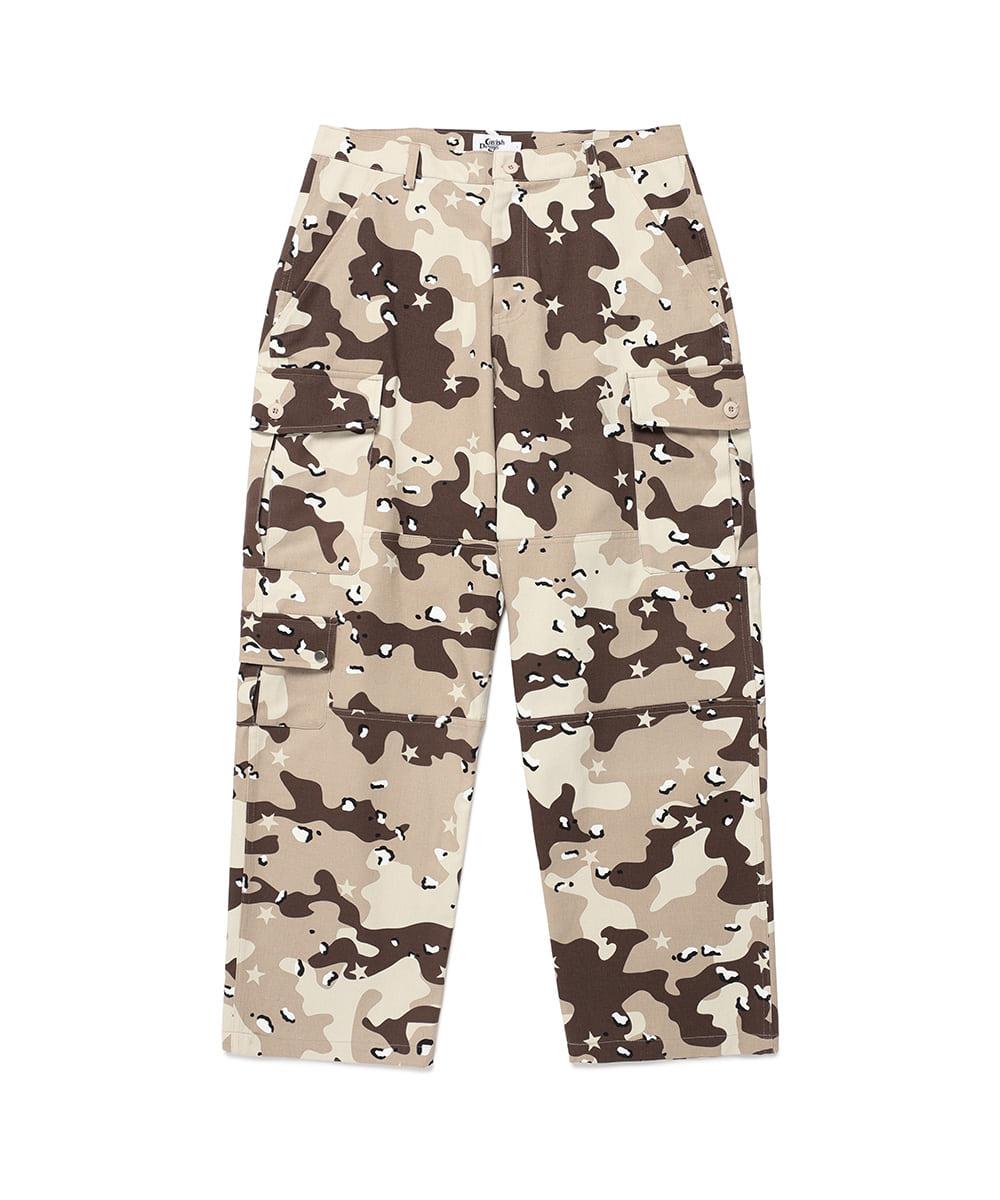 DESERT COTTON CARGO PANTS[CAMO]