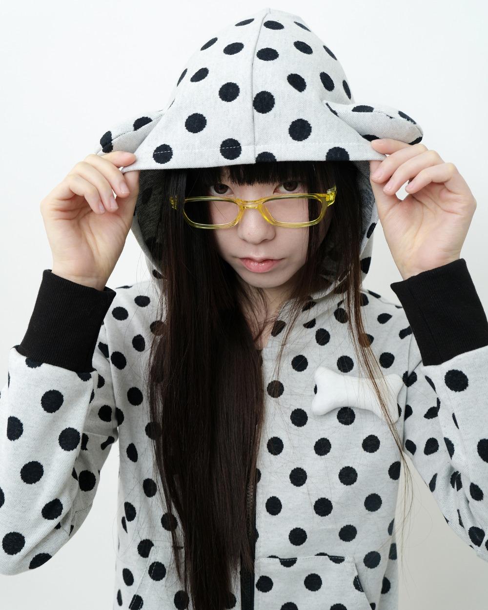 Dalmatian Hood Zip-Up