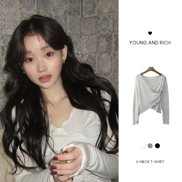 [여리슬림핏/안감기모] 플레르 - t