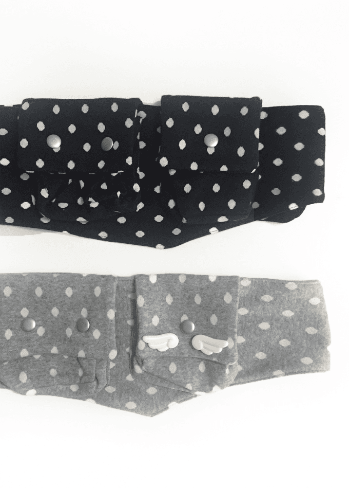 묘랑 [MD PICK] Wish dot waist bag (2color)