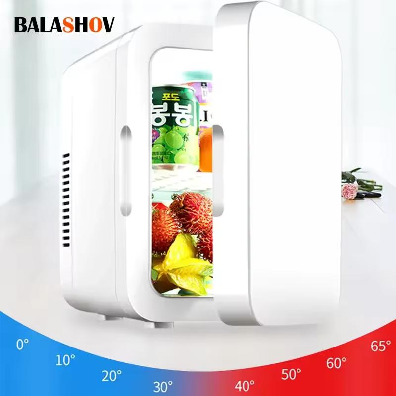 휴대용 미니 냉장고, 소형 냉장고, 소형 냉장고, 220V, 자동차 트럭 주방 가정용 피크닉 캠핑 무소음 냉동고