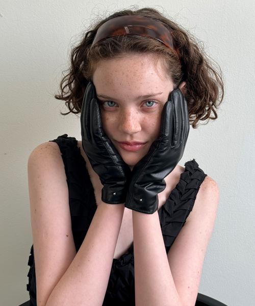 Signature ball gloves short (black)