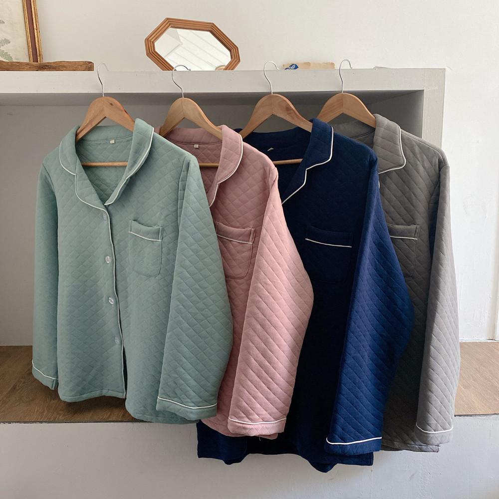 누빔잠옷 겨울잠옷 커플잠옷 빅사이즈 파자마