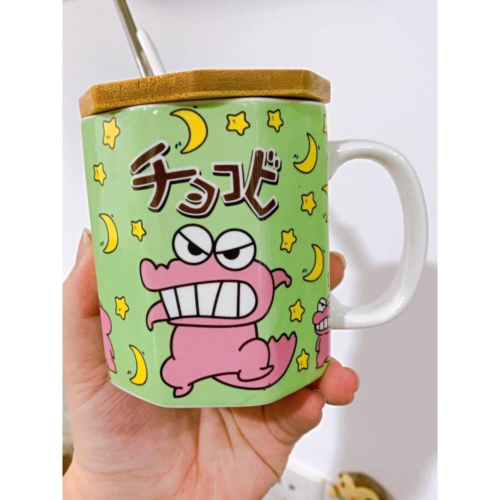 짱구머그컵 초코비 짱구그릇세트 유리컵 식기세트 선물