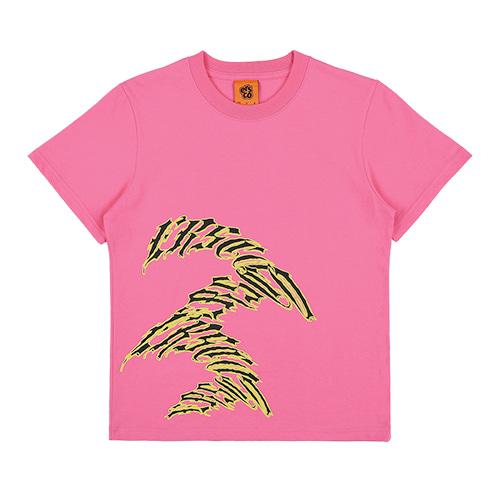 wave logo tee_pink
