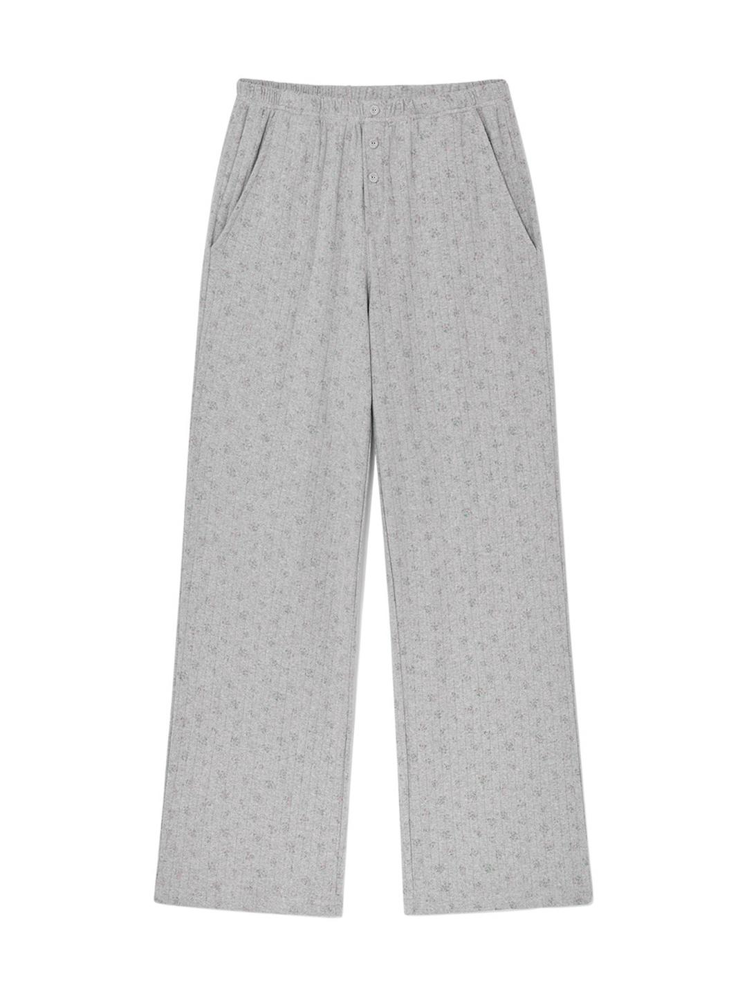 PROVINCE EYELET PANTS (FOG BOUQUET)