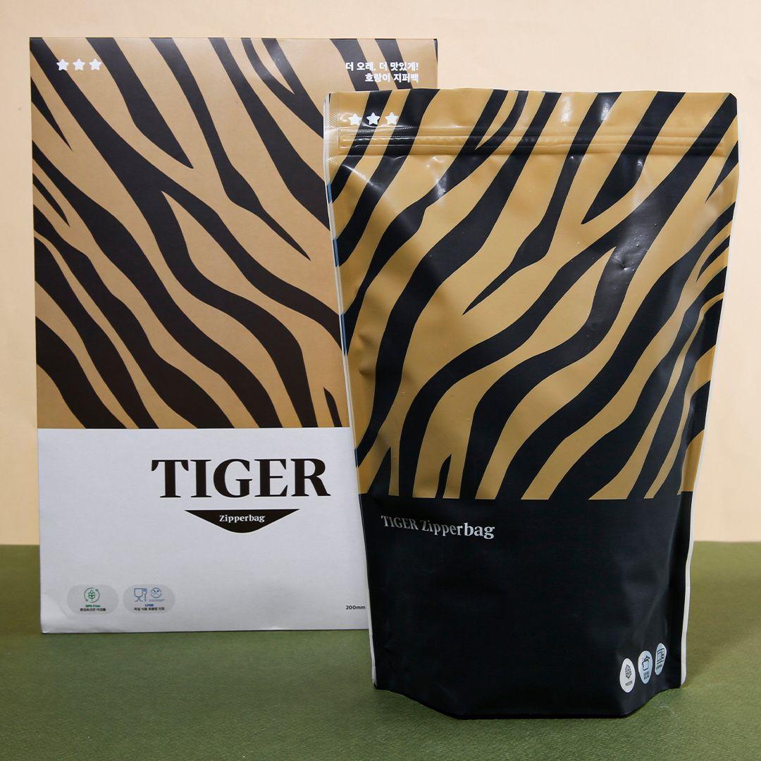 [X-MAS특가]호랑이지퍼백 대형 10매