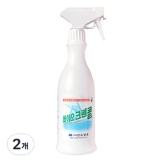 진로발효 바이오크린콜 75% 뿌리는 살균소독제  450ml, 2개