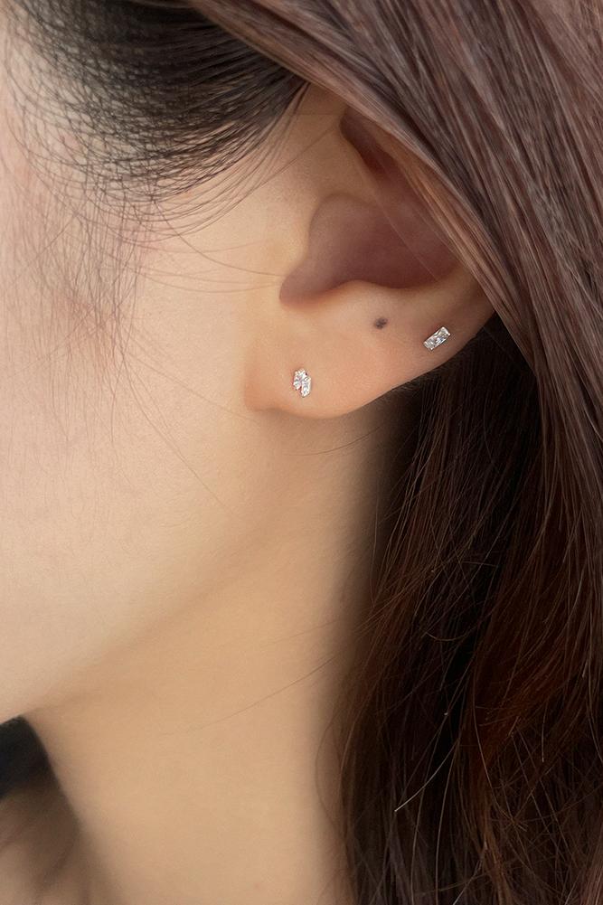 *2차 재입고* (925) Snowflake Piercing (2types)