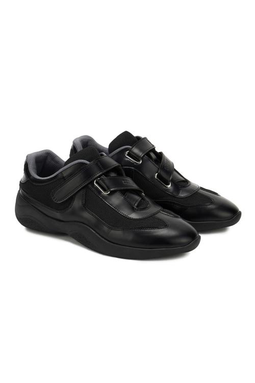 DEINET VELCRO SNEAKERS IN BLACK