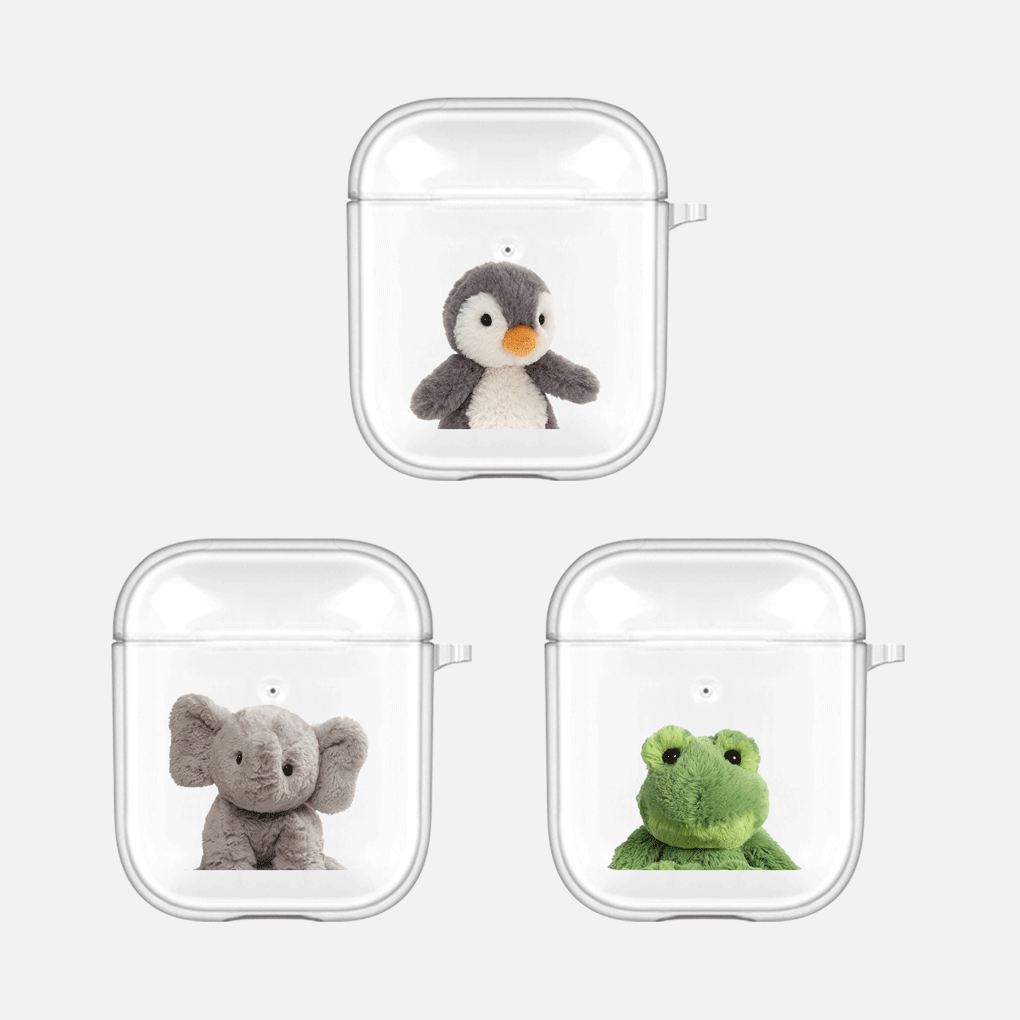 에어팟 두번째 토이시리즈 에어팟/버즈 투명 젤리케이스