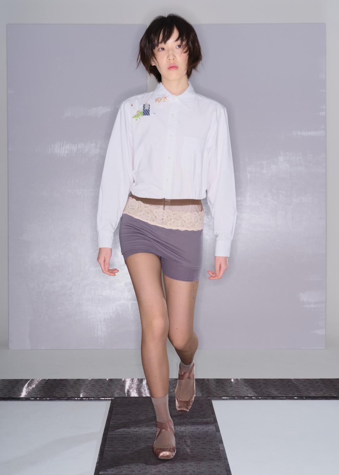 Baby Lace Skirt - pink lace