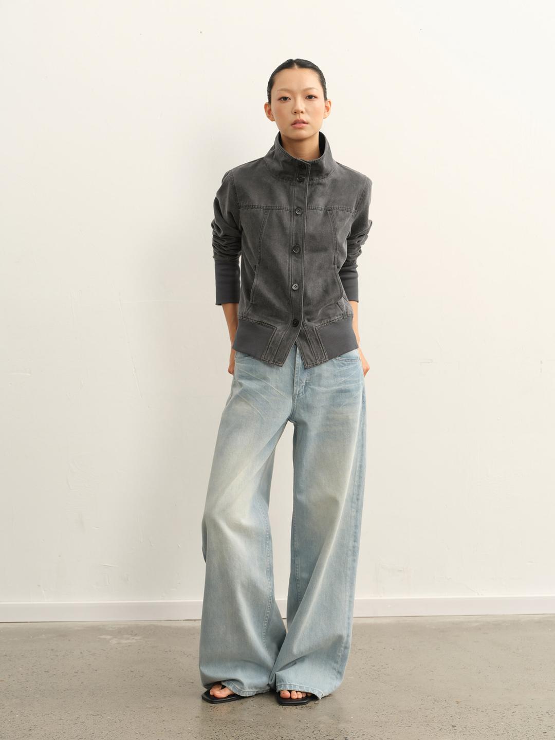 LINY LIBERTY Retro Washed Short Jacket