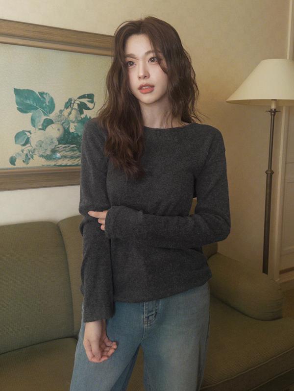 슬로우앤드 made. 니즈 퀄리티 디테일 티셔츠 - 5 color