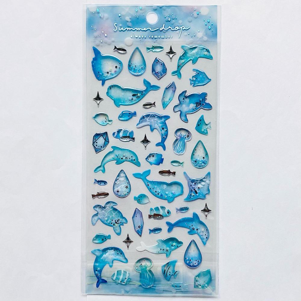 큐리아 2023 SUMMER DROP 스티커 오션-71166