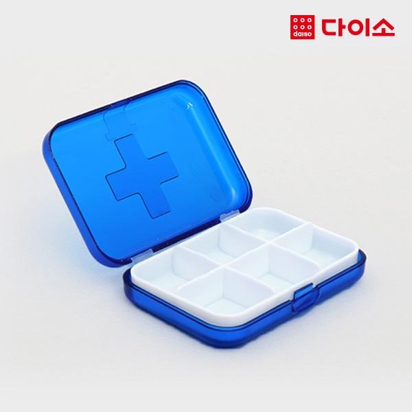 [다이소]휴대용약통6분할-45321