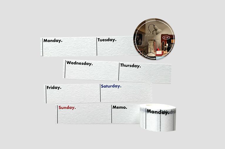 [eun] weekly masking tape (25mm) (재입고)