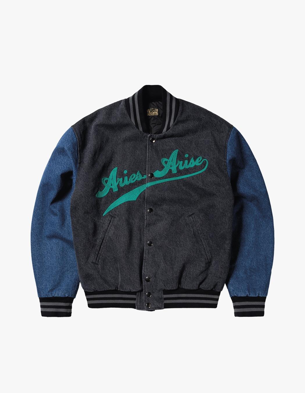 Varsity Denim Jacket - Multi