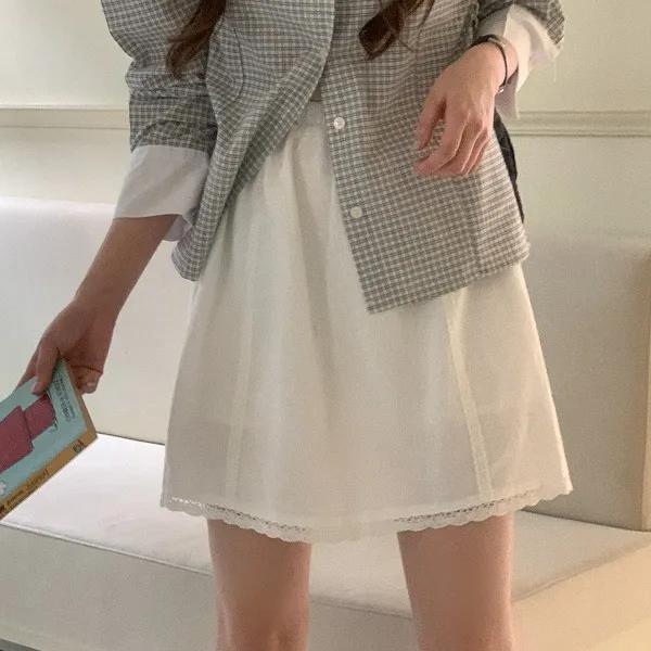 [플레어&편안한]칸디스 레이스 미니스커트