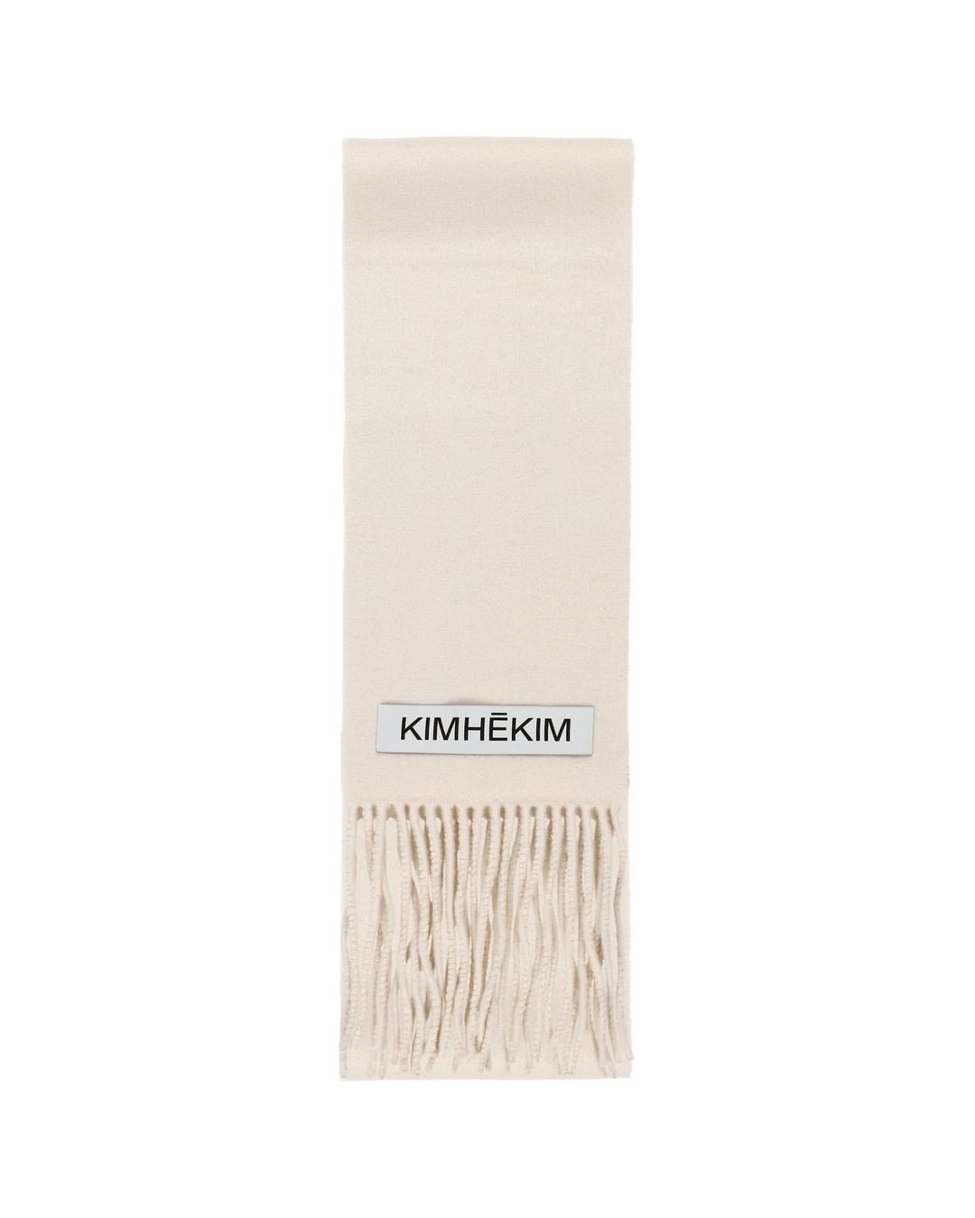 Wool Label Scarf (Ivory)