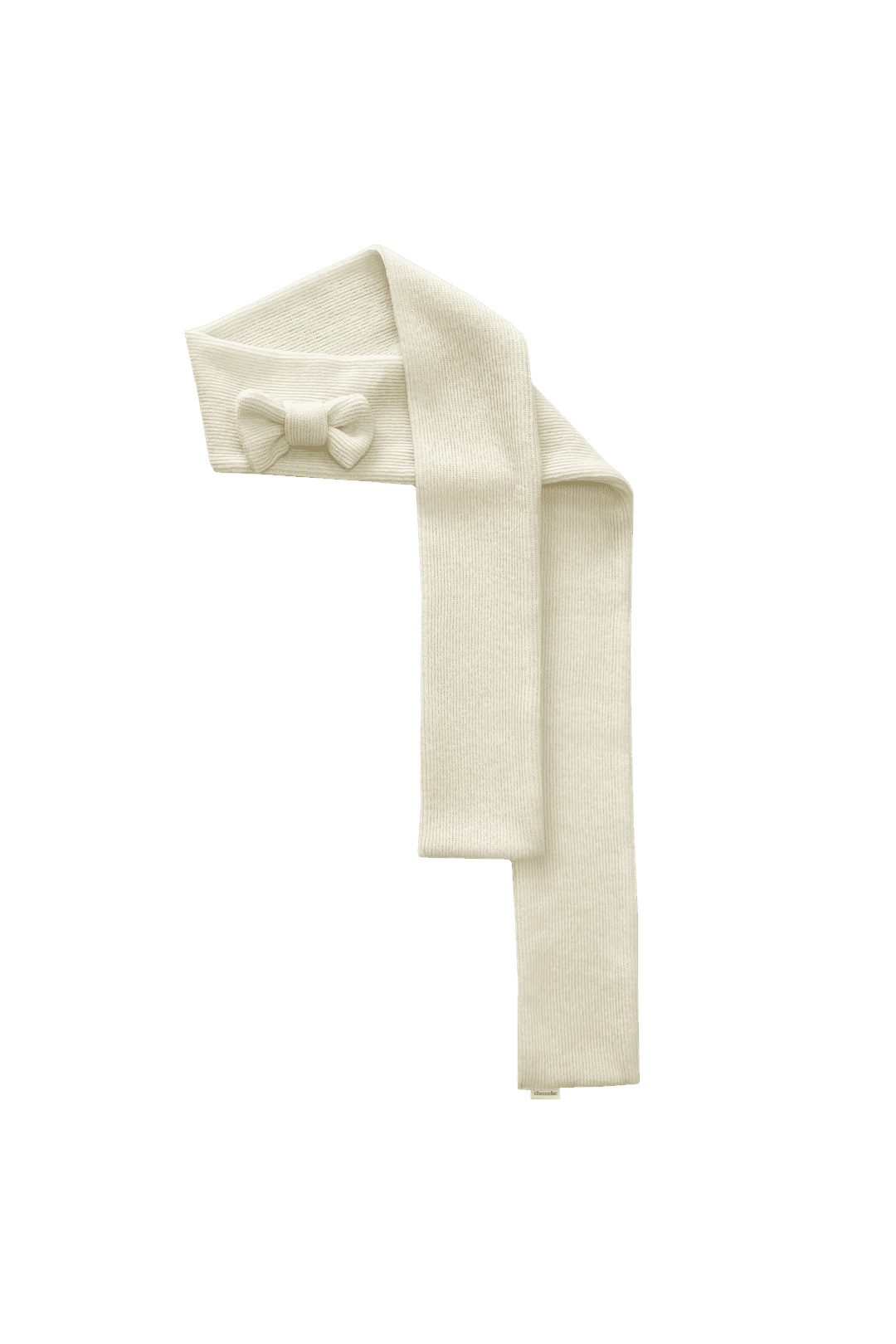 [12.02 순차배송] PETITE BOW MUFFLER (CREAM)