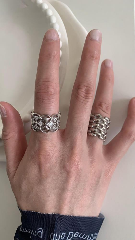 Antique bold ring(2type) / 앤틱 볼드링