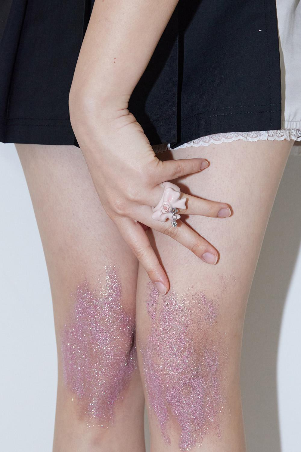 Fakiii x SUGASCOOP Ribbon W/ Rose Ring