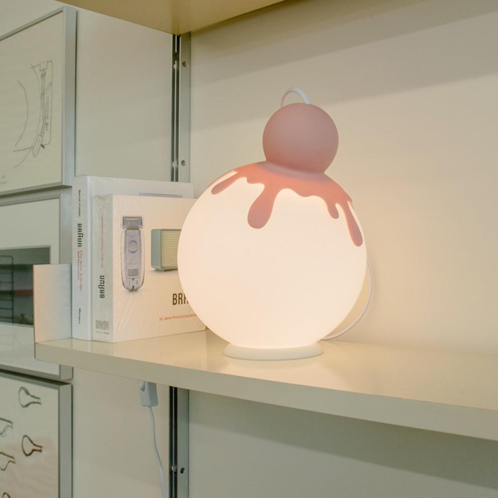 보나키아 퐁드르 테이블램프 - 베리핑크