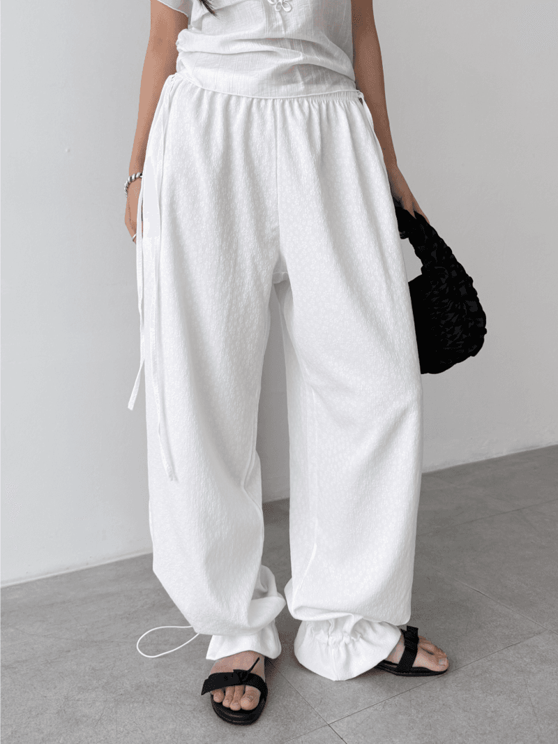 flowery 2way pants (2color)