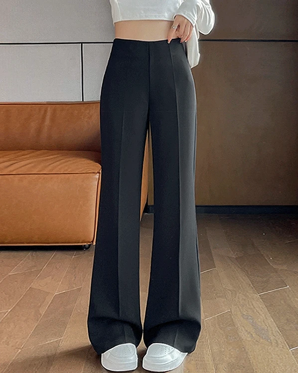 (밍크) 엘린 논오비 세미 부츠컷 슬랙스