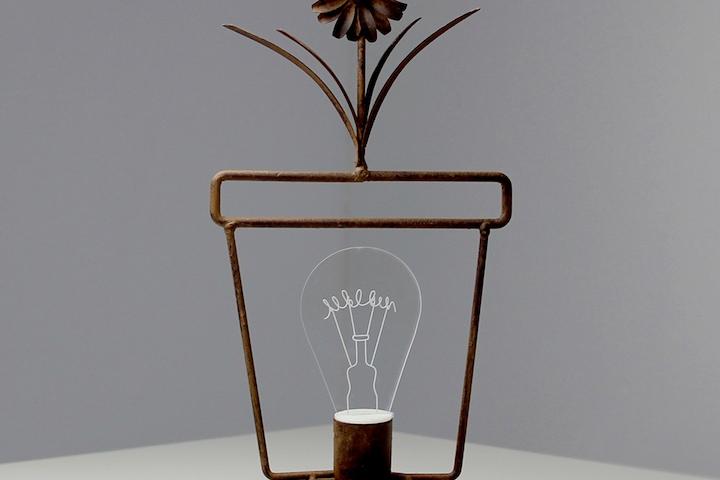 (kcrz026)빈티지 LED 무드등 (화분)