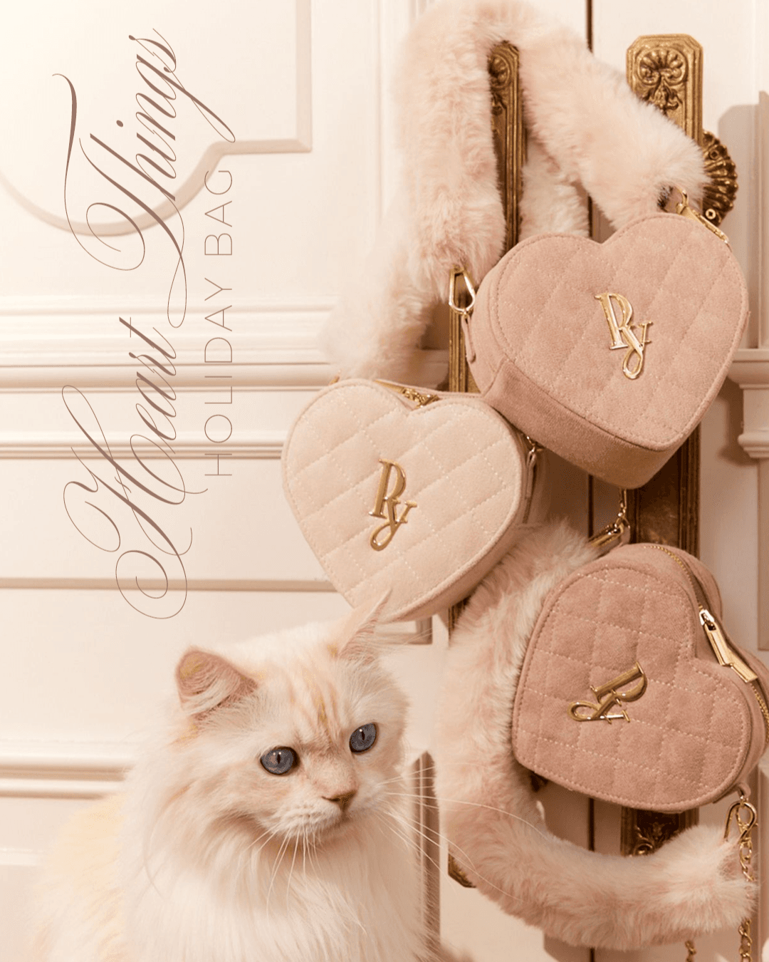Heart Things Holiday Bag - 01 Cream【SOLDOUT】