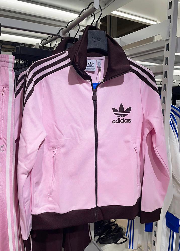 아디다스 오리지널 베켄바우어 트랙탑 저지 자켓 핑크 IR6088