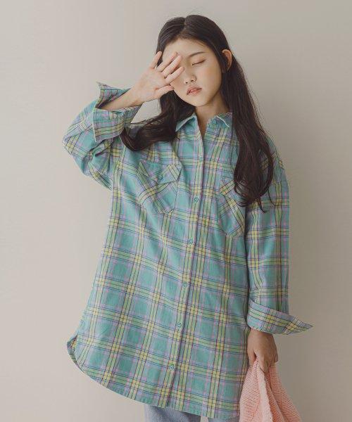 [CBW] 로우 셔츠 원피스