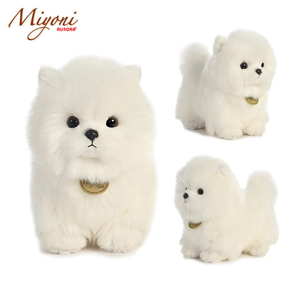 강아지인형 미요니 인형 폼폼퍼피 20cm 소형 귀여운 리얼 동물