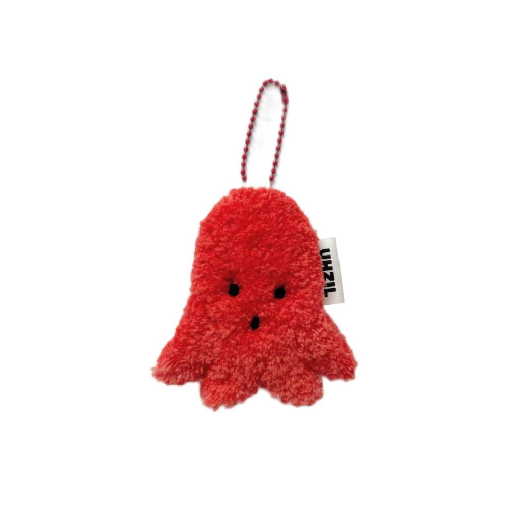 [UHZIL어질] Octopus Sausage Keyring 문어 소세지 키링 터프팅 키링