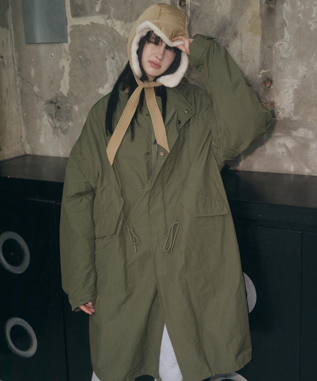 레더리 M-65 피쉬테일 오버핏 롱파카 [2COLOR]