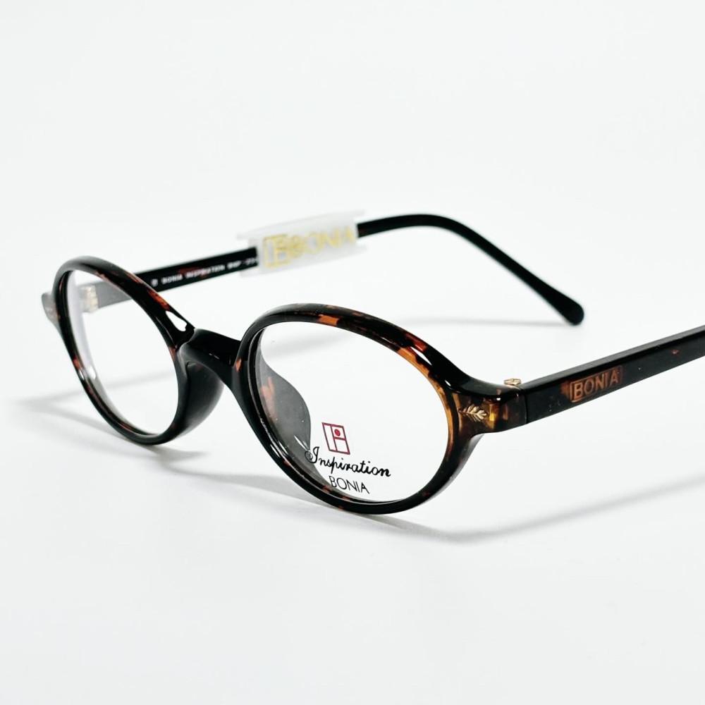 BONIA 보니아 블랙 레오파드 긱시크 빈티지안경