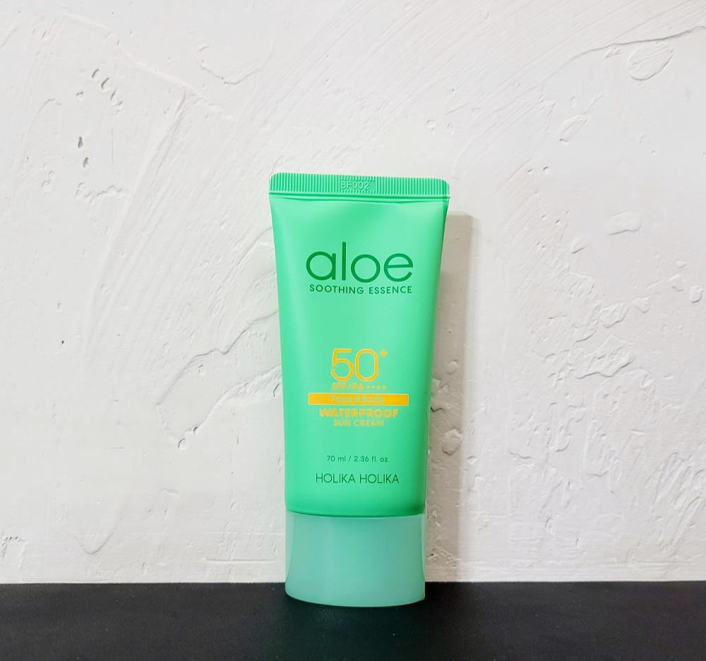 홀리카홀리카 알로에 워터프루프 선크림 70ml(SPF50+)