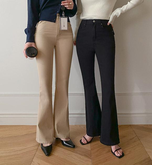 [📢반응 최고/추천템✨]실크같은 리오셀 스판부츠컷(숏/롱)