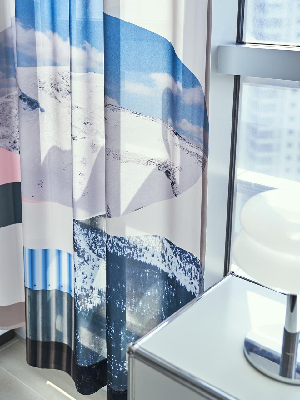 [소프트쉬폰커튼] PEAK OF EXPEDITION