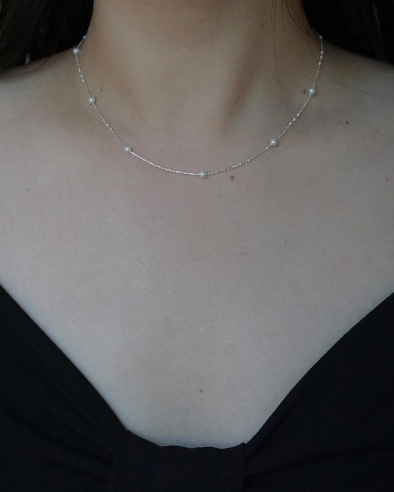 [mago pick] 마고 925 스완 볼체인 스왈 진주 목걸이