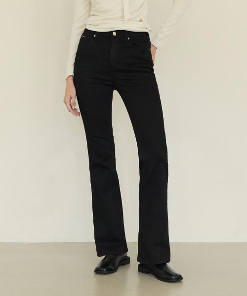 [기모] [-7cm 숏버전 추가] 스판 부츠컷 팬츠_블랙