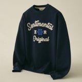 이코르 클로버 자수 스웨트셔츠