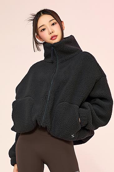 젝시믹스 쉐르파 하이넥 점퍼 챠콜그레이