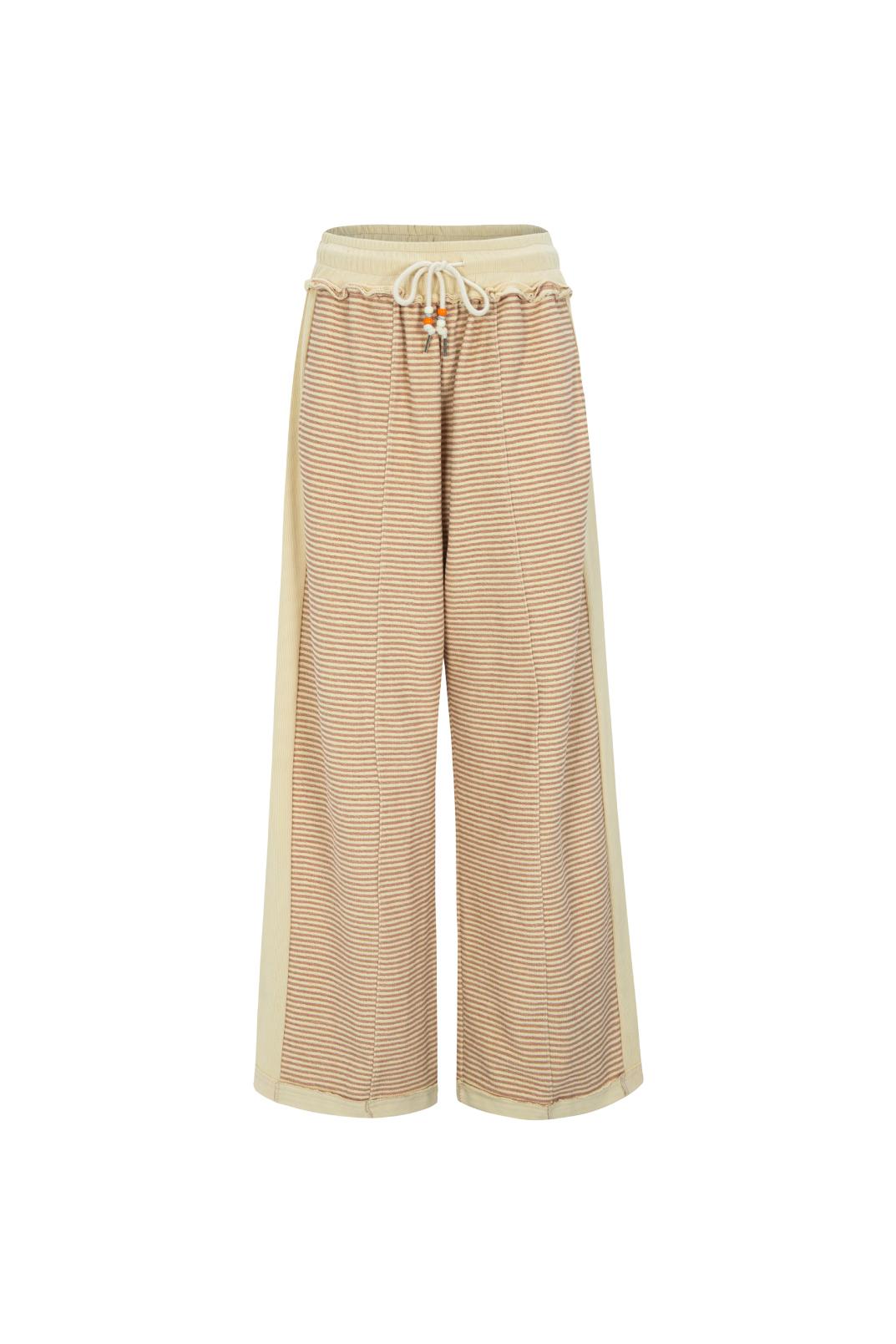 Stripe Pajama Pants Yellow