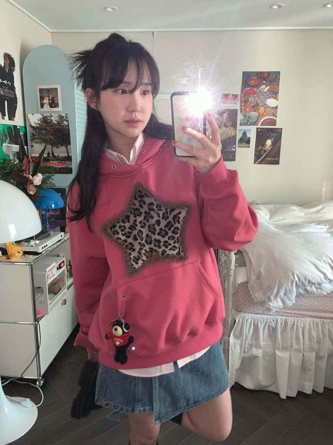 [made by fling] 'be my star' hoodie