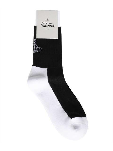 비비안웨스트우드 안타르시아 로고 양말 1032451